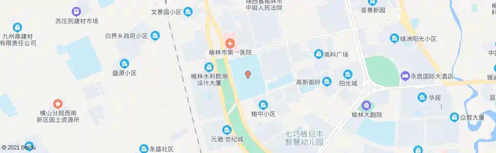 榆林榆林中学(G210)_公交站地图_榆林公交_妙搜公交查询2025