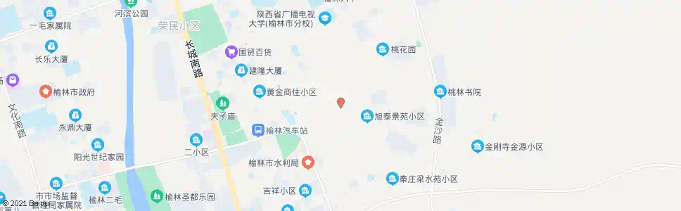 榆林大坝头_公交站地图_榆林公交_妙搜公交查询2025