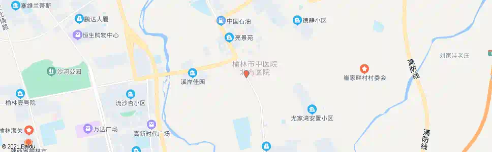 榆林中医院_公交站地图_榆林公交_妙搜公交查询2025