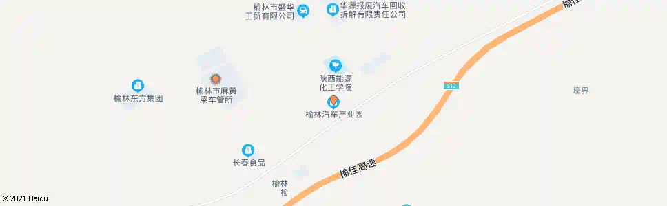 榆林榆林汽车产业园_公交站地图_榆林公交_妙搜公交查询2025
