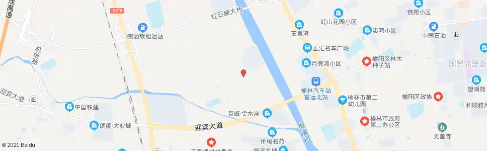榆林麻地湾_公交站地图_榆林公交_妙搜公交查询2025
