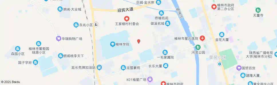 榆林王家楼村_公交站地图_榆林公交_妙搜公交查询2025