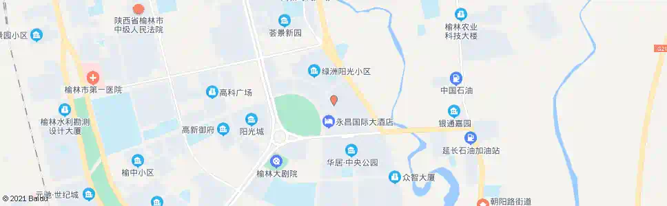 榆林赛维利亚_公交站地图_榆林公交_妙搜公交查询2025