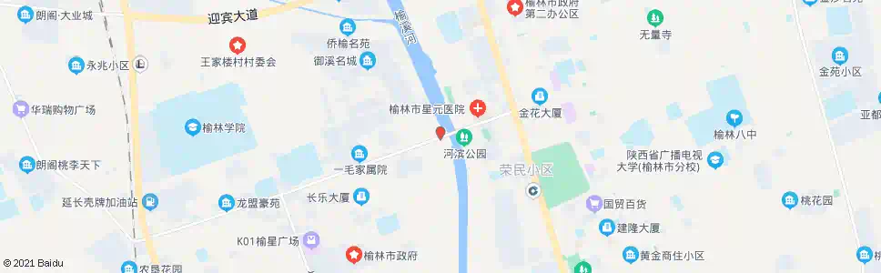 榆林芹涧路_公交站地图_榆林公交_妙搜公交查询2025