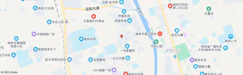 榆林常乐北路_公交站地图_榆林公交_妙搜公交查询2025