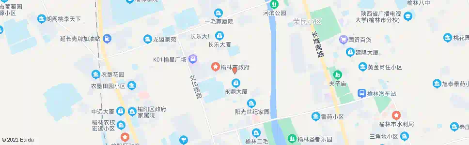 榆林常乐中路_公交站地图_榆林公交_妙搜公交查询2025