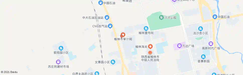 榆林开发区管委会_公交站地图_榆林公交_妙搜公交查询2025