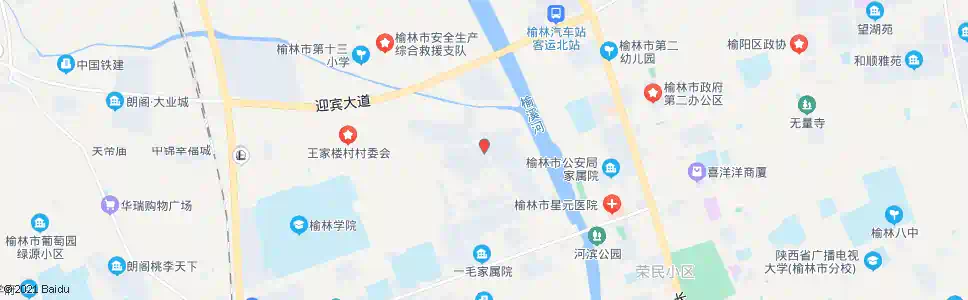 榆林幸福家园_公交站地图_榆林公交_妙搜公交查询2025