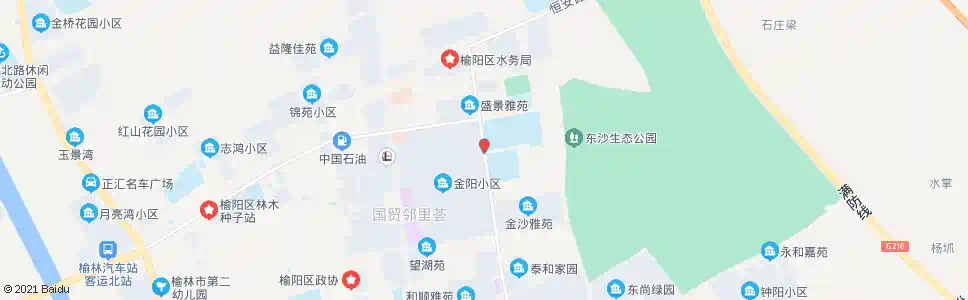榆林七小(五中)_公交站地图_榆林公交_妙搜公交查询2025
