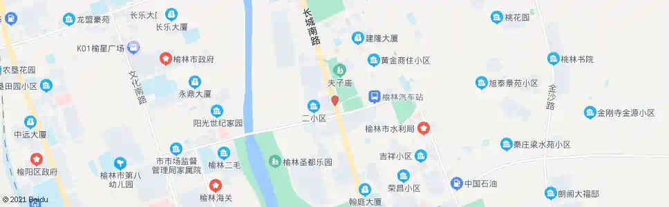 榆林凯信世际_公交站地图_榆林公交_妙搜公交查询2025