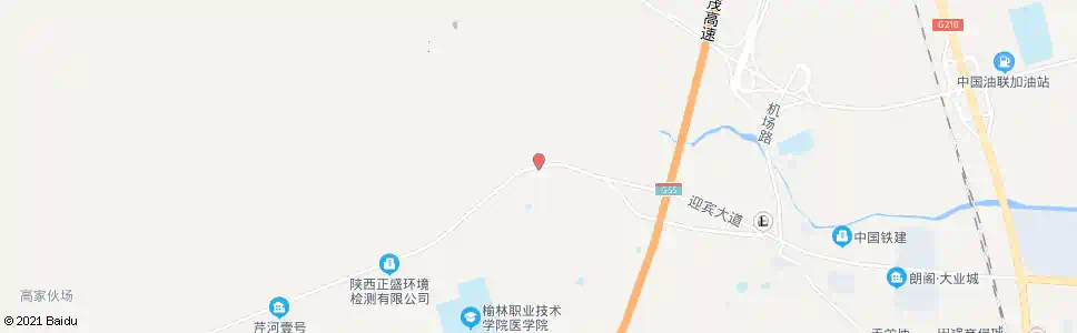 榆林谷地峁村_公交站地图_榆林公交_妙搜公交查询2025