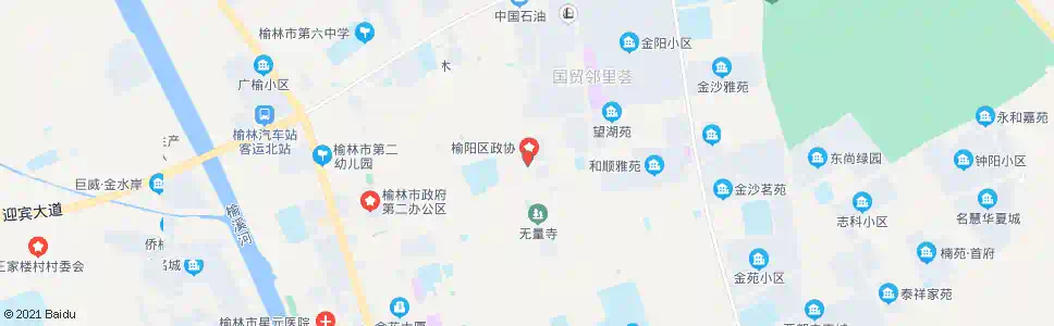 榆林驼峰北路_公交站地图_榆林公交_妙搜公交查询2025
