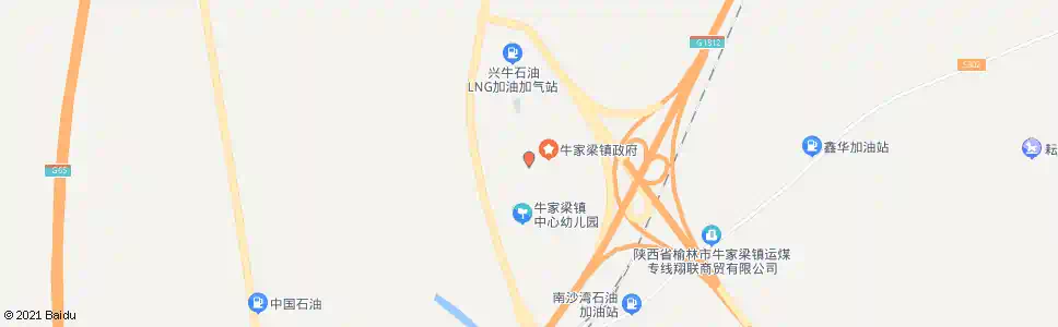 榆林牛家梁镇_公交站地图_榆林公交_妙搜公交查询2025
