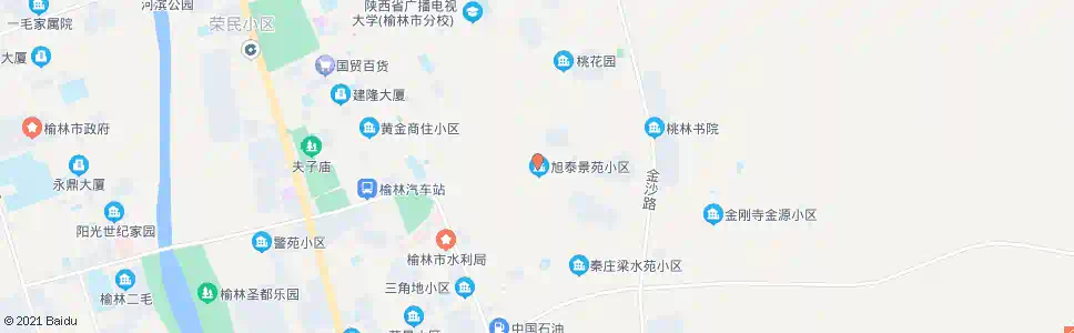榆林启航幼儿园_公交站地图_榆林公交_妙搜公交查询2025