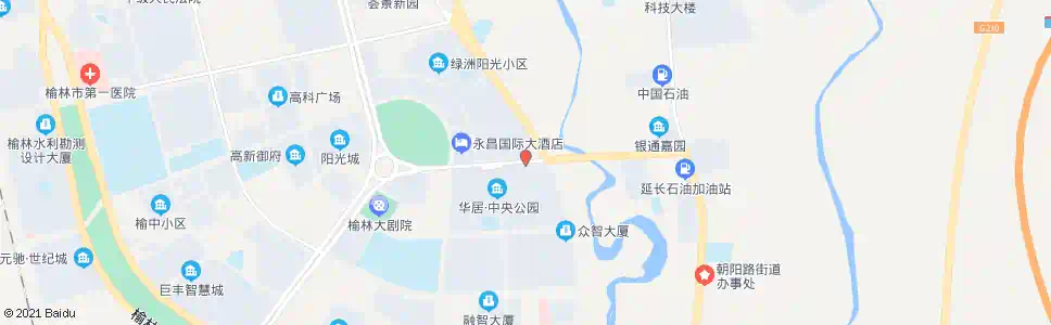 榆林朝阳中路_公交站地图_榆林公交_妙搜公交查询2025