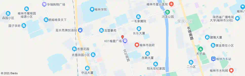 榆林保宁路_公交站地图_榆林公交_妙搜公交查询2025