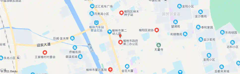 榆林鸳鸯湖公园_公交站地图_榆林公交_妙搜公交查询2025