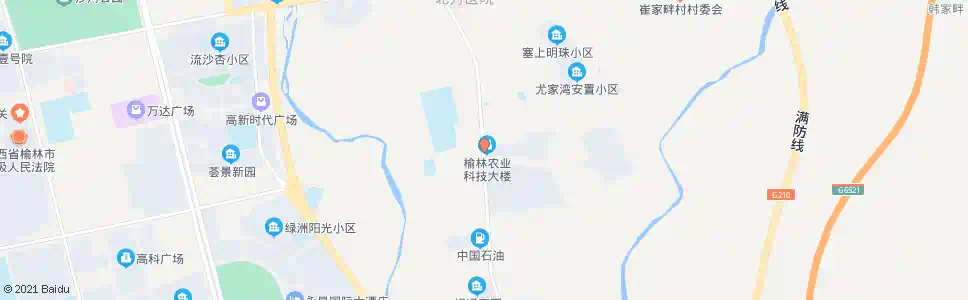 榆林农科所_公交站地图_榆林公交_妙搜公交查询2025