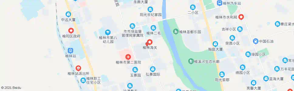 榆林出入境检验检疫局_公交站地图_榆林公交_妙搜公交查询2025