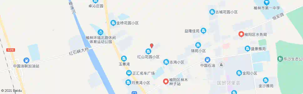 榆林东岳北路_公交站地图_榆林公交_妙搜公交查询2025
