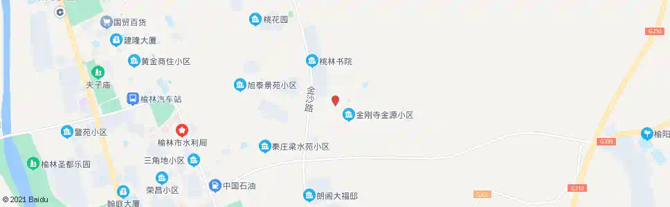 榆林金源小区_公交站地图_榆林公交_妙搜公交查询2025