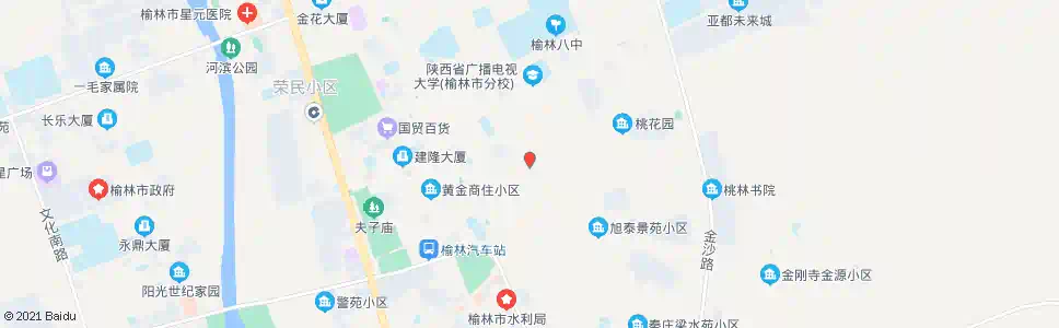 榆林驼峰南路_公交站地图_榆林公交_妙搜公交查询2025