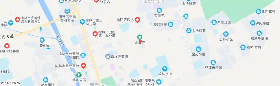 榆林无量殿_公交站地图_榆林公交_妙搜公交查询2025