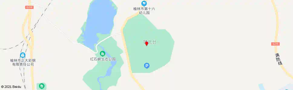 榆林镇北台景区_公交站地图_榆林公交_妙搜公交查询2025