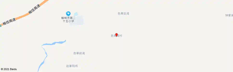 榆林色草湾村_公交站地图_榆林公交_妙搜公交查询2025