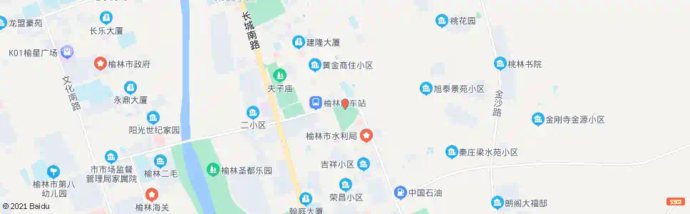 榆林凌霄广场_公交站地图_榆林公交_妙搜公交查询2025