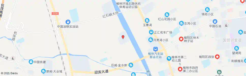 榆林麻地湾建材市场_公交站地图_榆林公交_妙搜公交查询2025