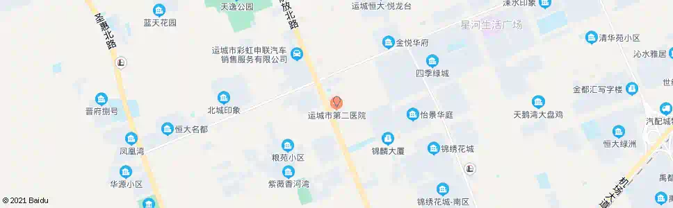 运城市二院_公交站地图_运城公交_妙搜公交查询2025