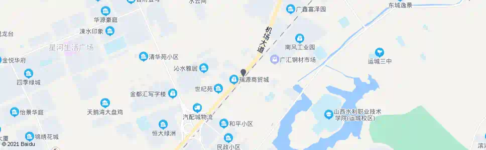 运城机场大道_公交站地图_运城公交_妙搜公交查询2025