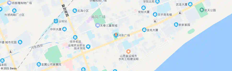 运城河东广场(红旗东街)_公交站地图_运城公交_妙搜公交查询2025