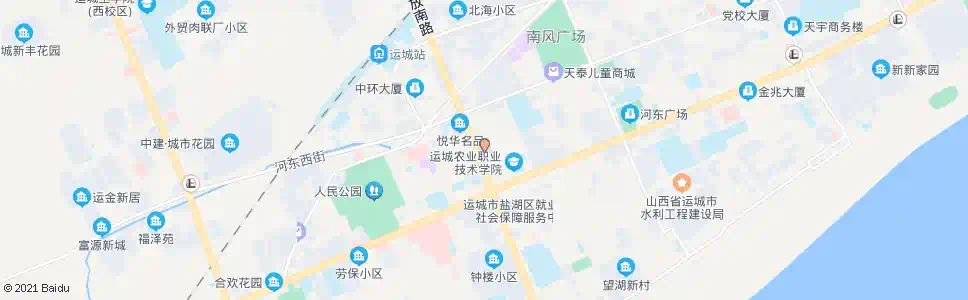 运城东星时代广场_公交站地图_运城公交_妙搜公交查询2025