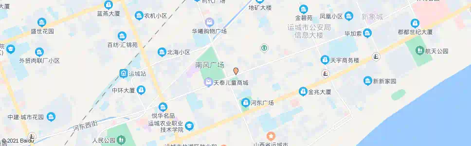 运城南城派出所_公交站地图_运城公交_妙搜公交查询2025