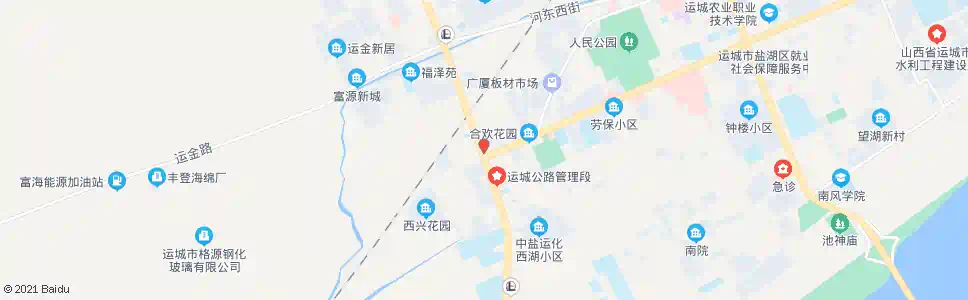运城西城办_公交站地图_运城公交_妙搜公交查询2025