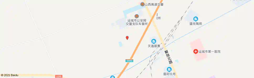 运城南村_公交站地图_运城公交_妙搜公交查询2025