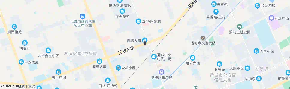 运城北城办_公交站地图_运城公交_妙搜公交查询2025