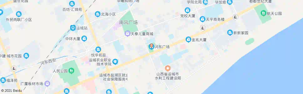 运城河东广场_公交站地图_运城公交_妙搜公交查询2025