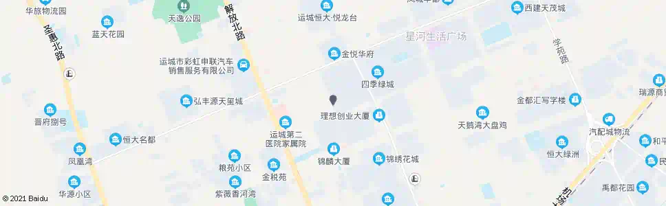 运城红旗眼镜_公交站地图_运城公交_妙搜公交查询2025