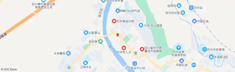 巴中移动公司(交警支队)_公交站地图_巴中公交_妙搜公交查询2025