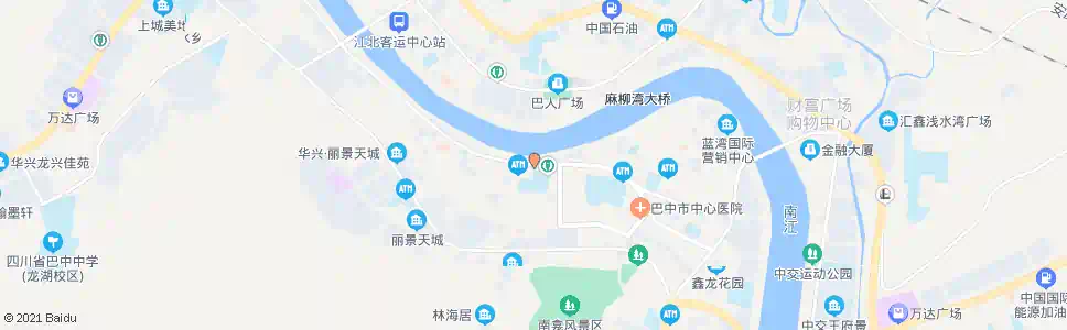 巴中巴师校_公交站地图_巴中公交_妙搜公交查询2025