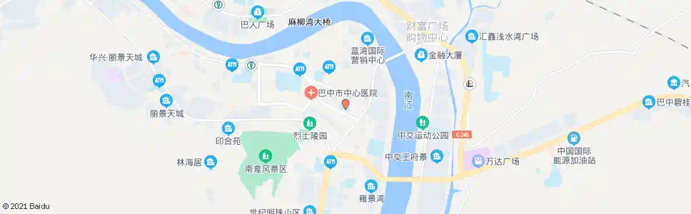 巴中一小_公交站地图_巴中公交_妙搜公交查询2025