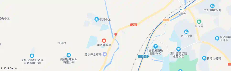 成都黄水新桥_公交站地图_成都公交_妙搜公交查询2025