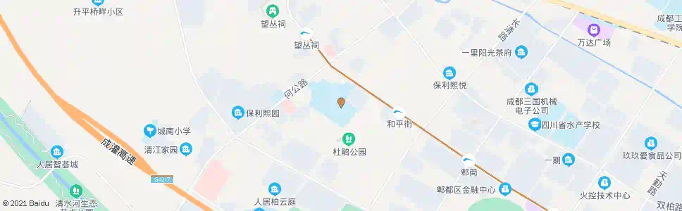 成都郫县一中_公交站地图_成都公交_妙搜公交查询2025