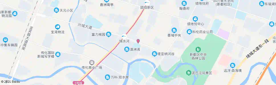 成都澳洲湾广场_公交站地图_成都公交_妙搜公交查询2025