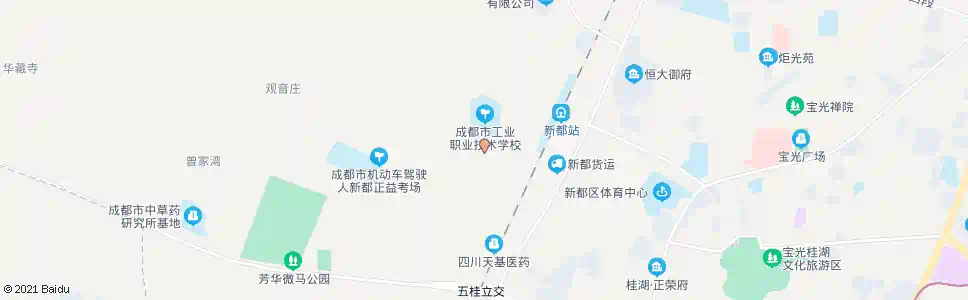 成都成都职业学校前门_公交站地图_成都公交_妙搜公交查询2025