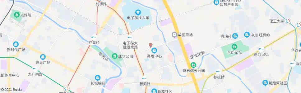 成都建设巷_公交站地图_成都公交_妙搜公交查询2025