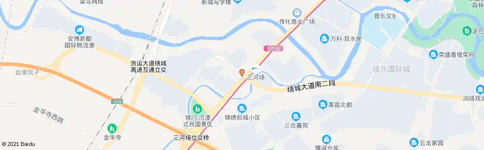 成都绕城南二段_公交站地图_成都公交_妙搜公交查询2025